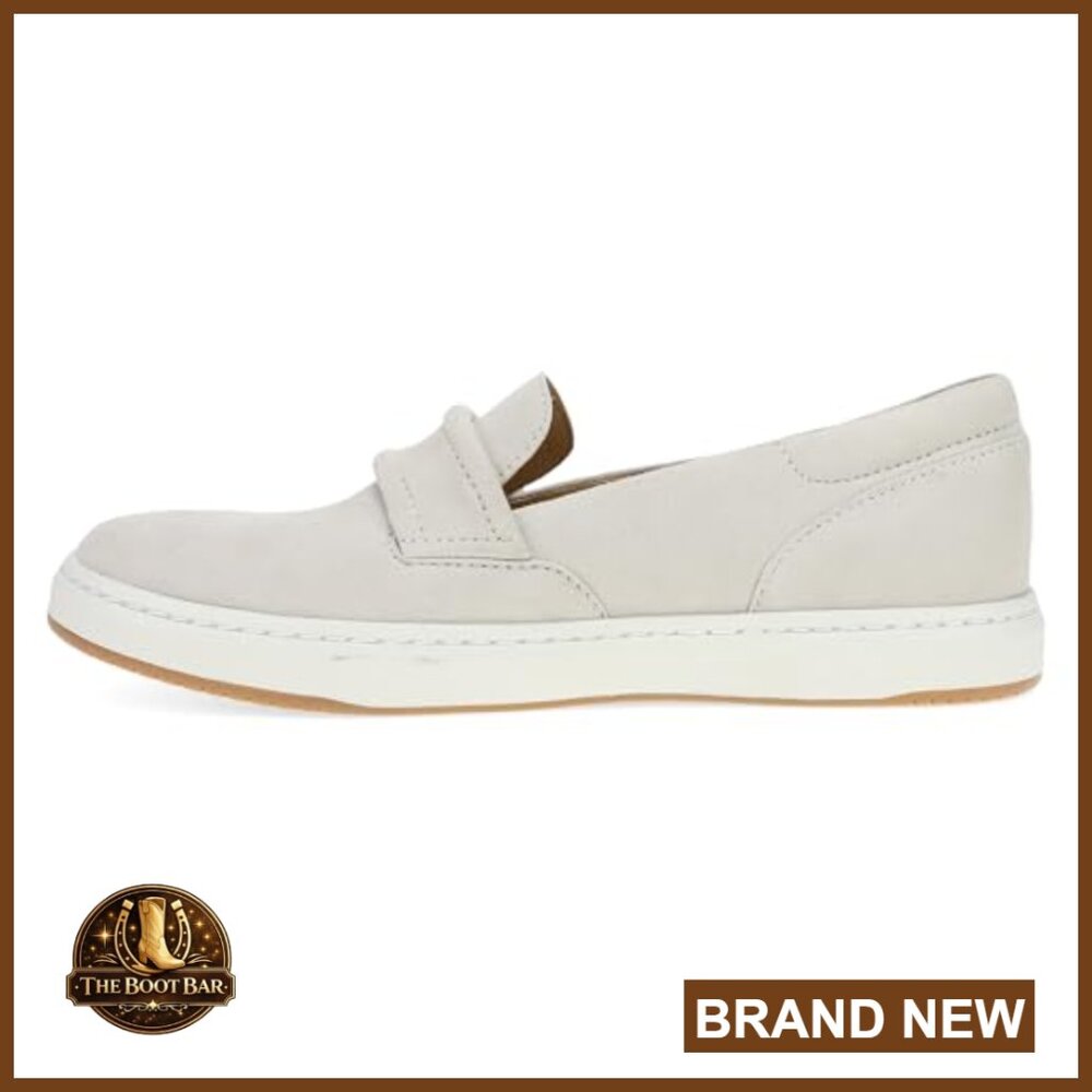 Leather Loafer Sneakers Slip-Resistant Lightweight Everyday Active Shoes - Picture 7 of 7